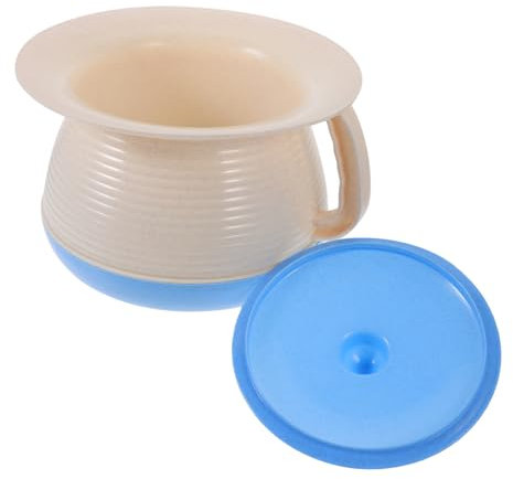 Healeved Pot de Chambre Portable Plastique avec Couvercle pour Garçon Fille et Adultes Urinoir Pratique pour Voyage et Camping Seau à Urine Unisexe Accessoire de Toilette à