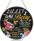 CHTIDB Cocotail Rezept Holzschild,Lillet Wild Berry Schild Wanddekoration, 29x29cm,Vintage Cocktail Bar Schild für Bars Pub Restaurants Küche,Geschenk für Bar Besitzer,Schild Cocktail Rezepte