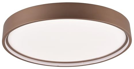 Trio Leuchten LED Deckenleuchte Doha 641310265, Metall Coffee matt, Acryl, inkl. 29 Watt LED