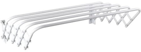 COSHANO Tendedero para Pared Extensible metalico, 100cm Soporte Plegable para Tender Ropa, Toallas, hogar Interior y Exterior