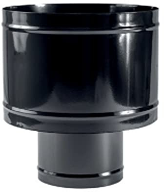 Estufa sombrerete terminal antirrevocante vitrif 90º ø 110 av110