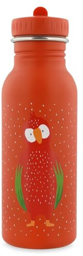 Trixie Baby Trixie - Gourde pour Enfants en Acier Inoxydable 500ml - Mr. Parrot (Perroquet)