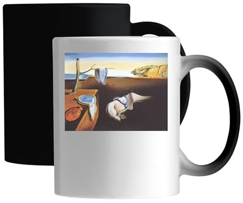 Salvador Dali The Persistence of Memory Keramiktasse Magische Tasse Weiß