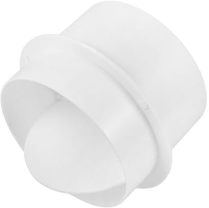 jojofuny Duct Connector Rückflussverhinderer Ventilation Pipe Connector Für Heizungs Und Kühlsysteme Einfache Installation Langlebiges Material Praktischer Abdeckungsmechanismus