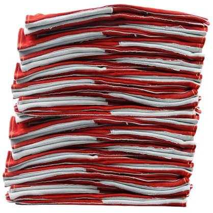 CHUIKUAJ Gants de soudage en Cuir 35cm, Multi-Pack, Gants de Travail de sécurité résistants à l'usure et Anti-Morsure pour Le Dressage des Animaux de Compagnie, Construction,Red-24Pairs