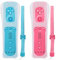 2x Telecomando Wii, controller Wii controller di gioco connessione sensore di movimento remoto wireless controller gamepad sostitutivo per console Wii e Wii, con custodia e cinturino da polso
