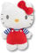 Hello Kitty Official Plush - 50 CM Large Standing Red Dress, Perfect for Collectors Fans, Gifts, Plushie, Girl Gifts