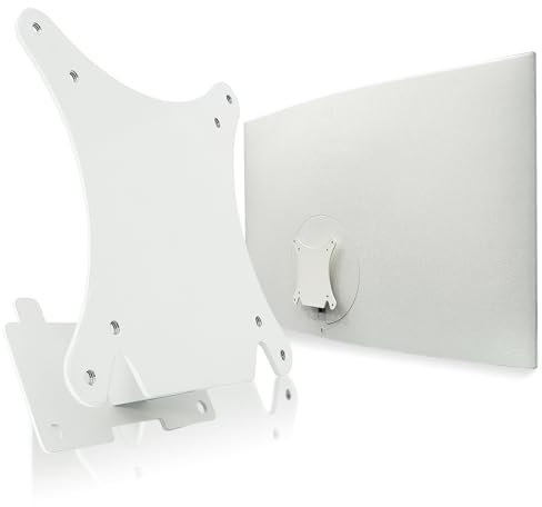 Tjweiqing UR59C VESA-Halterungsadapter ist nur kompatibel mit Samsung UR59 Series ViewFinity 4K Monitor (passend für U32R590, U32R591, U32R592 UR59C Monitor) (weiß)