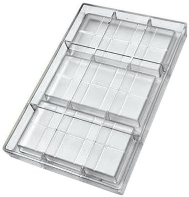 Suoumwa Molde de Barra de Chocolate de Policarbonato para Hacer Dulces, Hornear y Bocadillos Dulces, Aparato Duradero para Panadería Profesional.