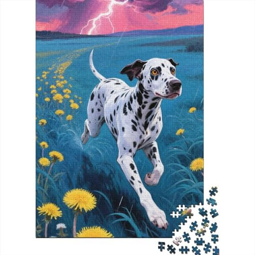 Dalmatiner 1000-teiliges Puzzle Für Erwachsene Sturm Herausforderungsspielzeug Schnipselpuzzle Familien-Puzzlespiel Home-Dekoration 1000pcs (75x50cm)
