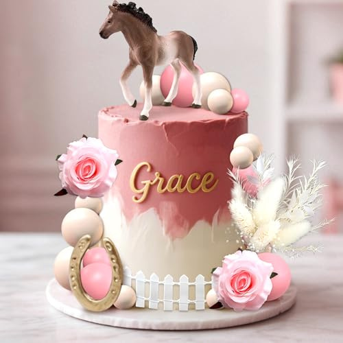 Floral Horse Cake Topper Dekorationen Rodeo Western Themed Party | Floral Horse Cake Topper Dekorationen Rodeo Western Themed Party Dekorationen für Pferd Cowgirl Geburtstag Hochzeit Party