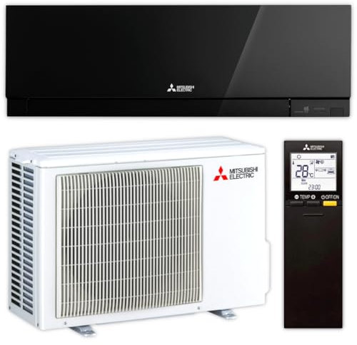 Mitsubishi by ThermoFLUX Spit Klimaanlage Komplett Set | MUZ/MSZ-EF35VGKB | 3,5 kW