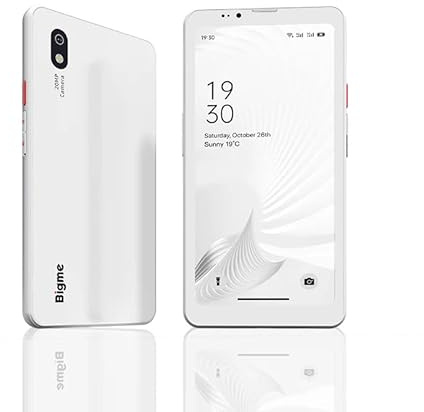 Bigme HiBreak Pro - Smartphone Android E Ink eReader con schermo da 6,13 pollici, sblocco tramite impronte digitali, NFC, 8 GB+256 GB, lettore di libri elettronici, Android 14, 5G