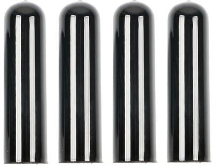 MuchLuckystar 4Pcs Black Car Rear Door Lock Pin Knob for BMW 5 Series F10 F18 E39, Plastic Door Trim Cover Replacement