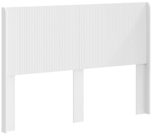 vidaXL Kopfteil PB, Bettkopfteil, modernes Design, rechteckig, senkrechte Leisten, Holz, minimalistisches Möbelstück