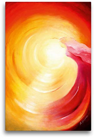 Premium Textil-Leinwand 50 x 75 cm Hoch-Format Seelenreise ins Licht | Wandbild, HD-Bild auf Keilrahmen, Fertigbild auf hochwertigem Vlies, Leinwanddruck von Marita Zacharias