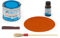 wellenshop Schlauchboot Reparaturset Adeco Neopren Orange Flickzeug