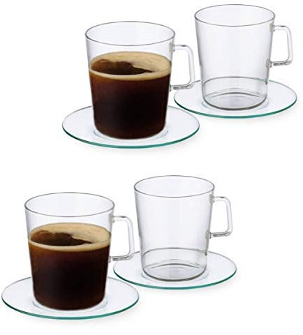 SIMAX 8tlg. Set Erspressotassen aus Glas