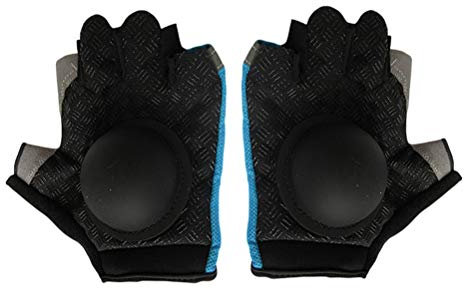 Liobo 1 Paar Basketball-Handschuhe zur Kontrolle der Handschuhe, Trainingshandschuhe für Basketballspieler (blau)
