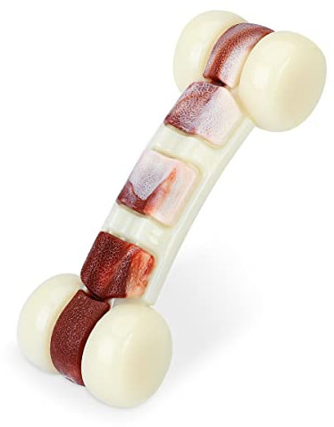 Tikaton Hammerbone langlebiges Hundespielzeug für aggressive Kauer, Rindfleischgeschmack, Größe M