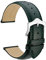 WOCCI 22mm Vintage Leder Uhrenarmband mit Konische Schnalle, Ersatz Armbanduhr (Grün)