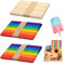 150 palillos de madera, helado de madera de colores, 114 x 10 x 2 mm, materiales de juego creativos hechos a mano para niños, adecuados para la fabricación de helados de bricolaje, artesanía creativa.
