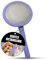 TAURO PROLINE - Brush Round | Hochwertige Bürste für Hunde und Katzen mit sanftem, flexiblen Kissen und ergonomischem Design. | Inhalt: 1x Fellbürste in Lila, Maße: Rund, 9 x 19 cm