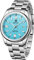TYBERLEY Herren Automatikuhr Edelstahlband Wasserdicht Leuchtend Casual Business Sport Analog Selbstaufzug Armbanduhr Datum, blau, Klassisch