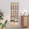 Vopese Puerta interior de 76 x 201,5 cm, cristal ESG blanco y aluminio