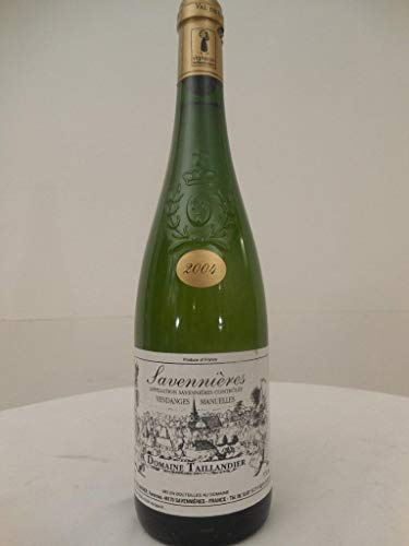 savennières domaine taillandier blanc 2004 - loire - anjou france.