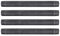 Pipe Decor 3/4 x 10 Malleable Cast Iron Pipe, Pre Cut, Industrial Steel Grey Fits Standard Three Quarter Inch Black Threaded Pipes Nipples and Fittings, Build Vintage DIY Furniture, 4 Pack