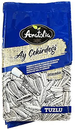 3x Meinbazar Sonnenblumenkerne extra gesalzen und geröstet in Schale sunflower seeds 250g