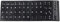 Etiqueta engomada del teclado español, etiqueta engomada del teclado español Fondo negro impermeable para computadora portátil de escritorio de 10 a 17 pulgadas