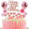 Tortendeko 45 Geburtstag Rosegold Junge Mädchen Happy Birthday 45 Glitter Cake Topper 45.kuchendeko Geburtstag Happy 45th Birthday Tortendeko 45 Jahre Geburtstag Kuchen Deko 45 Geburtstag Mädchen