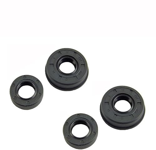 easyhaha 2500 2 Juegos de Sellos de Aceite for Mini Motosierra China 25CC Zenh Komts G2500 podadora de Motosierra con Mango Superior