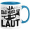 Trendation - Ja Das Muss So Laut Trompete Geschenk Trompetenspieler Geschenkidee (Blau)