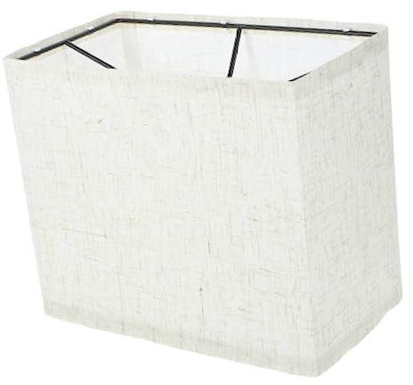 Artibetter pantalla de lino dormitorio lampara escritorio wall light cubierta de pantalla de lámpara retro clip en la pantalla de la lámpara Medio candelabro candelero araña lámpara de pared