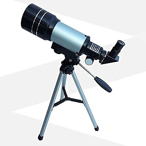 Astro-Reflektor-Teleskop, Zoom-Monokular-Teleskop, vollständig vielseitig, beschichtete optische Glaslinse + Telefon-Clip + Stativ, bis zu 150 Mal. Teleskop gut