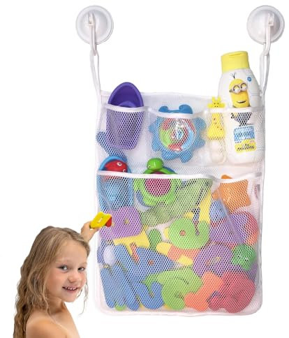 Bath Toy Storage, 1 PCS Bath Toy Net Storage, Baby Product For Baby Bath, Bath Bag For Toys, Quick Drying Storage Net for Bath Toys, Used for Storing Children's Toys