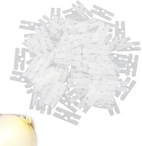 200stück Ballonverschlüsse Luftballon Verschluss,Wiederverwendbar Luftballonverschlüsse,Luftballon Verschlüsse, Schnellverschluss Ballonverschluss,Für Hochzeitsfeier Geburtstag Party