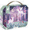 Janod - Puzzle 54 Teile - Thema Einhorn - Lernspiel Feinmotorik und Konzentration - Valisette Griff FSC-Zertifiziert - Pflanzliche Druckfarben - Ab 5 Jahren, J02555, Purple