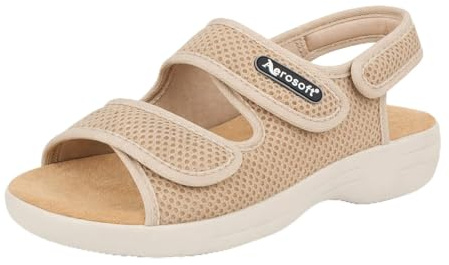 Aerosoft Stretch 18 Rehabilitation Sandals Women Men - Open with Heel Fastening Non-Slip
