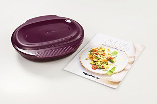TUPPERWARE Mikrowelle 775 ml Healthy Delight großer Omelett-Meister + Rezeptheft P 26426