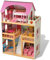 vidaXL 3-Etagen Puppenhaus Barbiehaus Puppenstube mit Möbeln Holz 60x30x90 cm