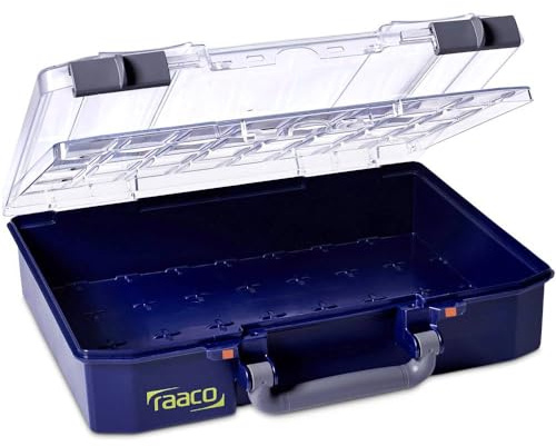raaco 142786 Werkzeugkoffer CarryLite 80 4x8-0 mit U-Profile in blau