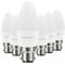 Bombillas LED Vela con Casquillo B22 (5 Vatios, 500 lúmenes, Blanco Cálido 2700 Kelvin, No Regulables, Forma B35 estándar) Paquete de 6