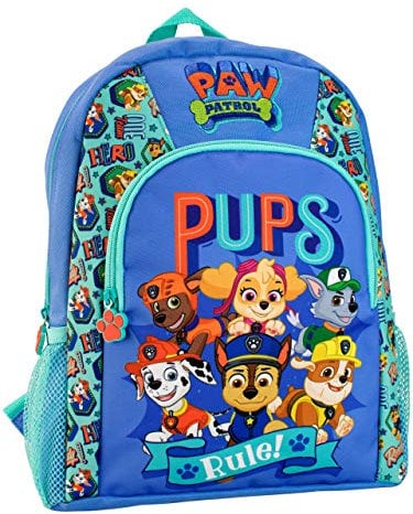 PAW PATROL Rucksack Kinder | Chase Marshall Skye Rubble | Schulrucksack Jungen