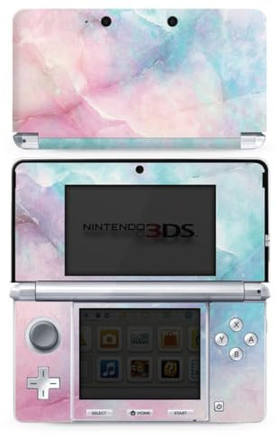 Autocollant Compatible avec Nintendo 3 DS Sticker Film Autocollant Marbre Empreinte Pastel