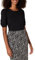 Amazon Essentials Women's Regular-Fit Puff Short-Sleeve Crewneck T-Shirt, Black, L