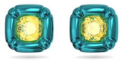 Swarovski Dulcis Ohrstecker, Kristalle im Kissenschliff, Blau